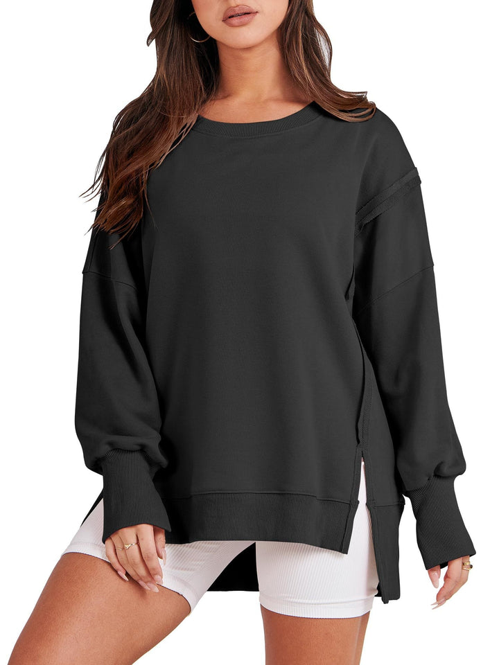 Rosie | Oversize-Rundhals-Sweatshirt