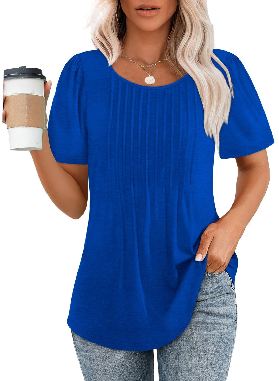 Amelie | Elegantes Plissee-Top