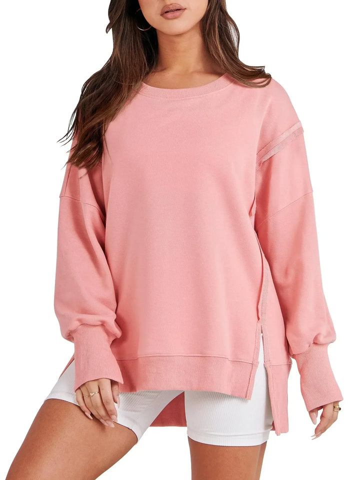 Rosie | Oversize-Rundhals-Sweatshirt