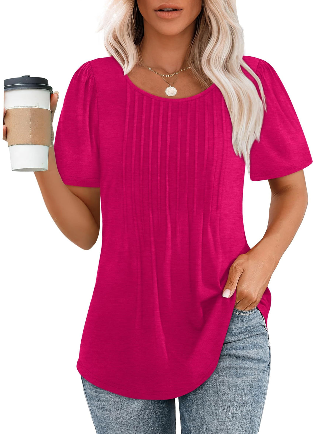 Amelie | Elegantes Plissee-Top