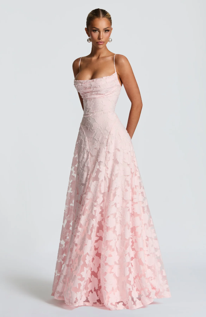 Clara™ | Elegantes Spitzen-Maxikleid