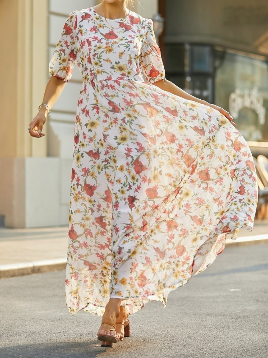 Ariane | Romantisches Maxikleid