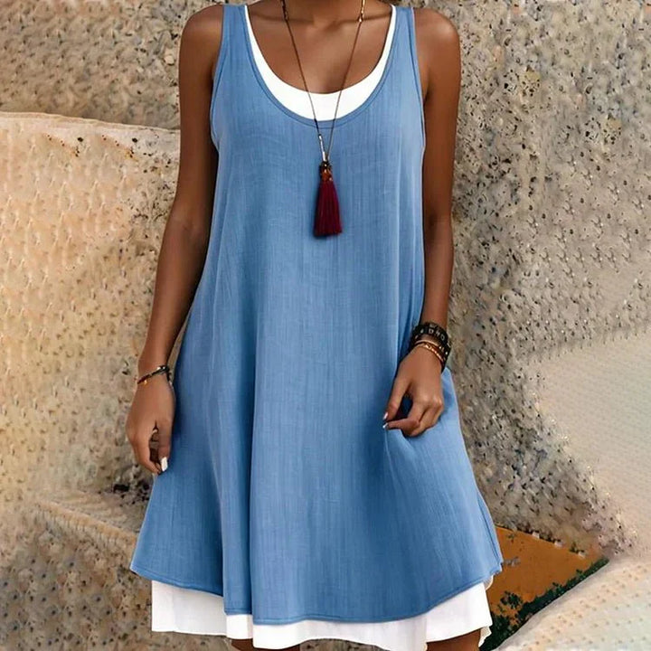 Cove | Sonnendurchflutetes Ärmelloses Midiekleid