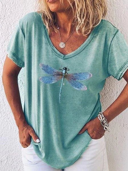 Estelle | V-Ausschnitt-T-Shirt