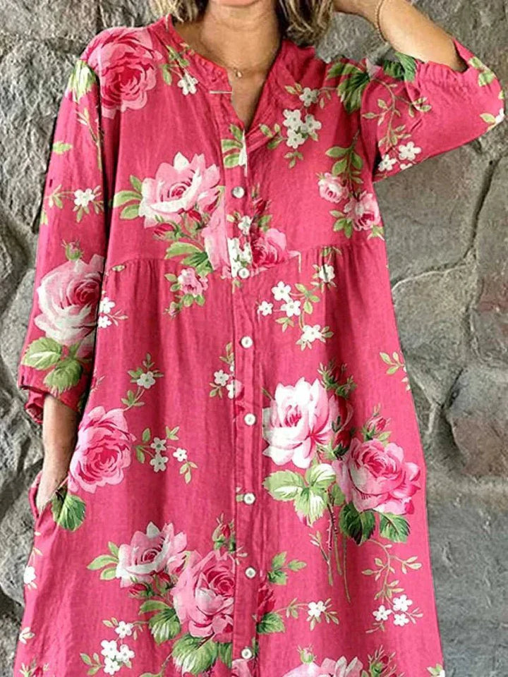 Maddie | Künstlerisches Blumenkleid