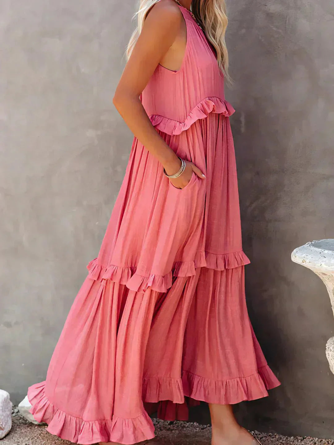 Leona | Luftiges Rüschenkleid