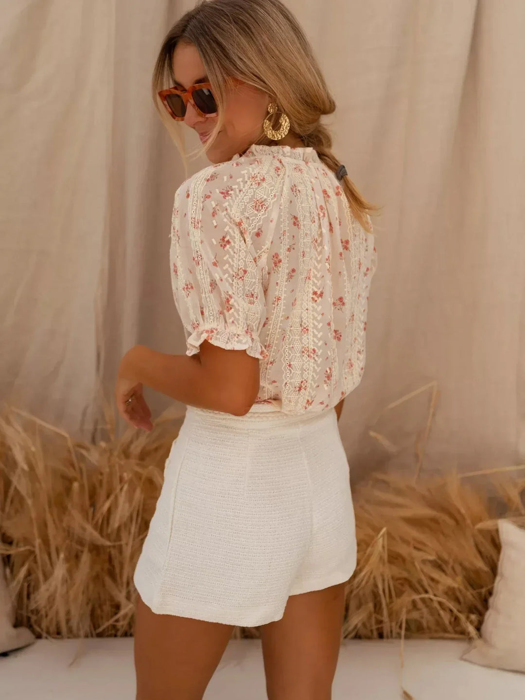 Devon | Blümchen-Charme-Bluse