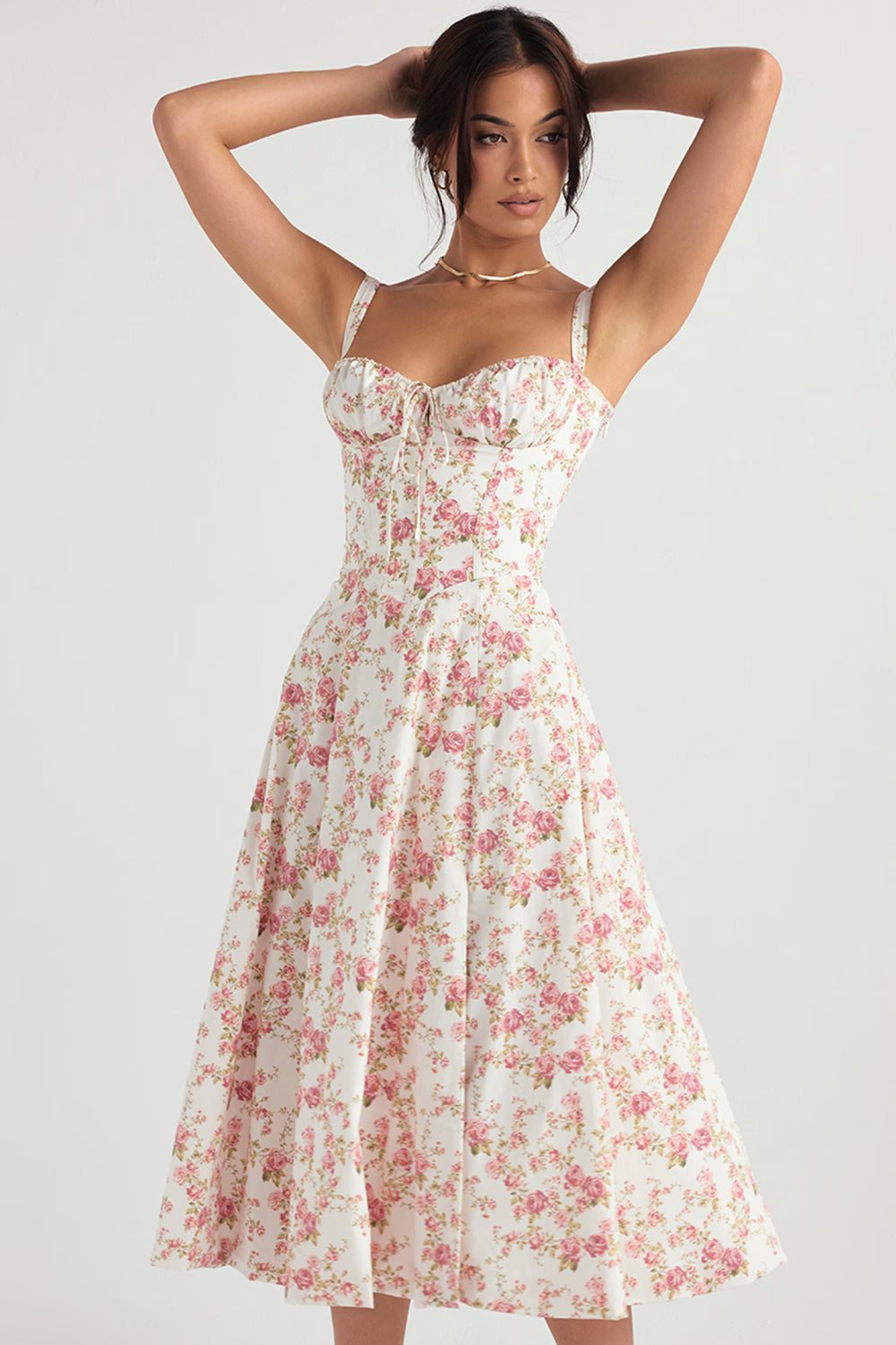 Vera™ | Romantisches Korsett-Midikleid