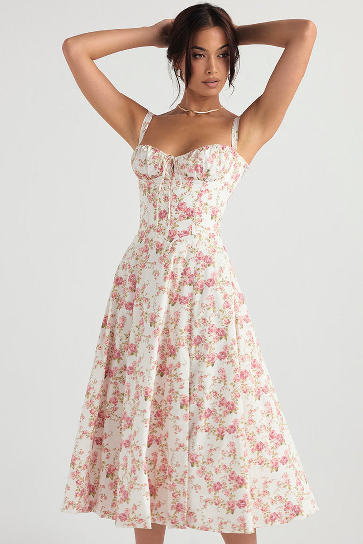 Vera™ | Romantisches Korsett-Midikleid
