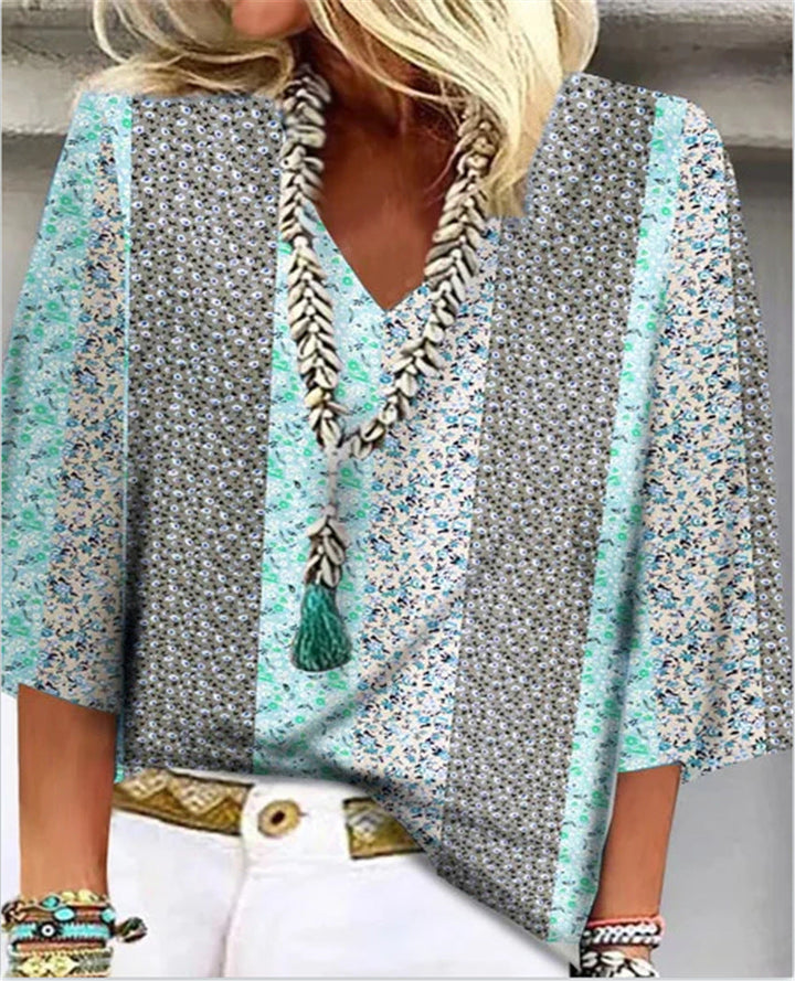 Anika | Blumige Brise Bluse