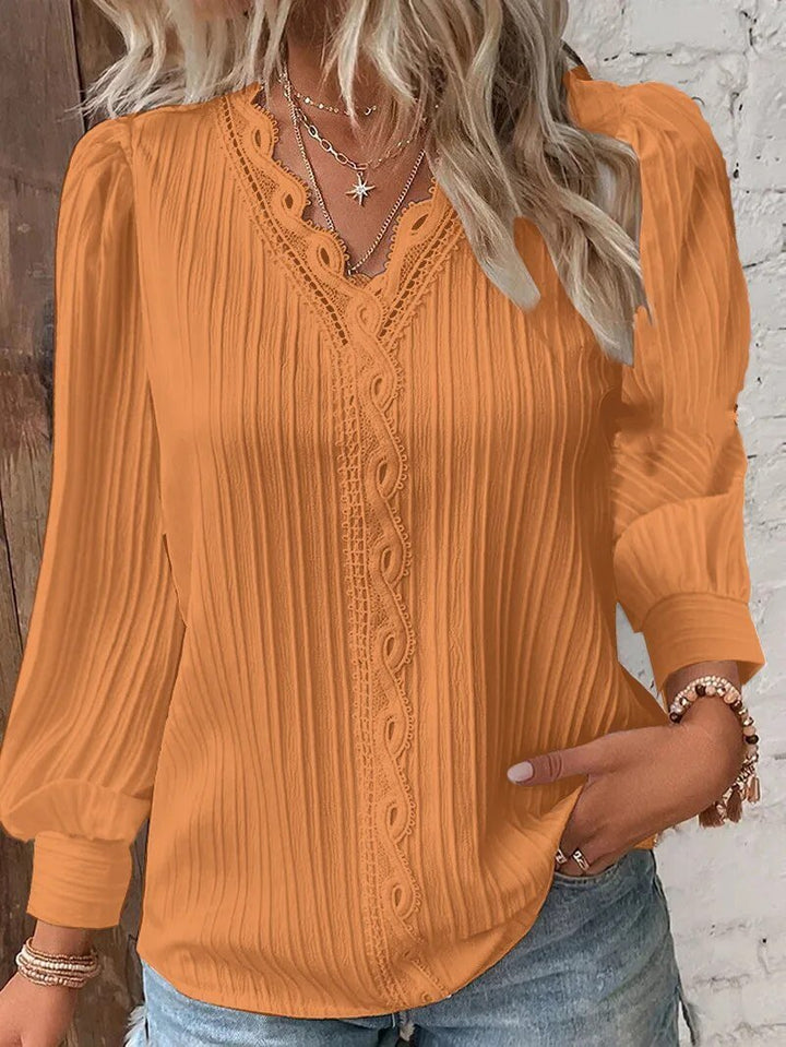 Lydia | Spitzen-Detail-Bluse