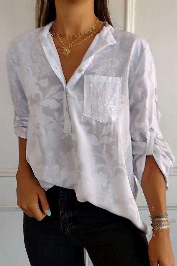 Pauline | Elegantes Paillettentop
