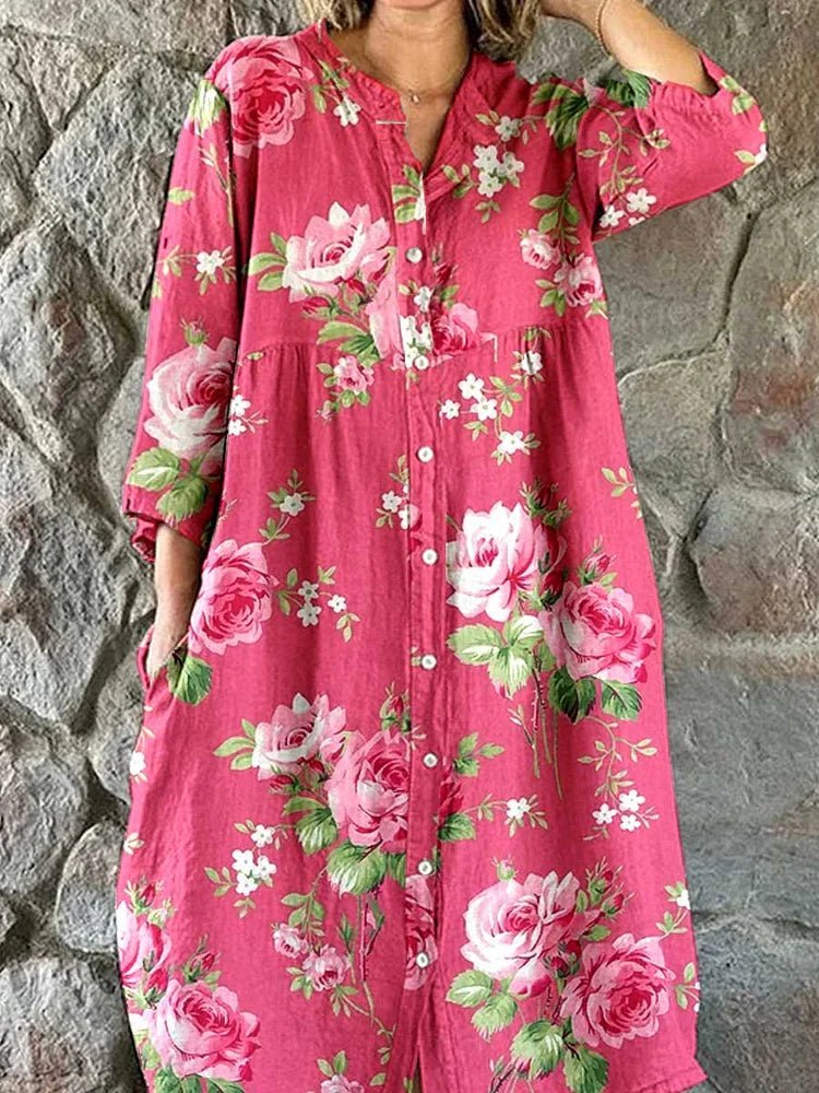 Maddie | Künstlerisches Blumenkleid
