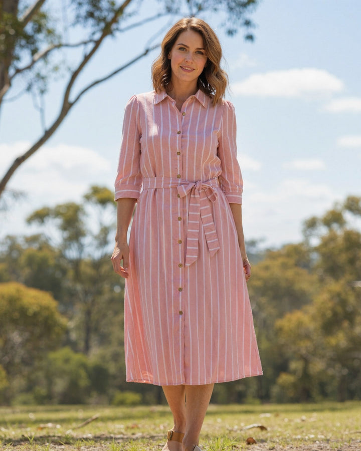 Blush Shoreline™ Hemdkleid mit Gürtel