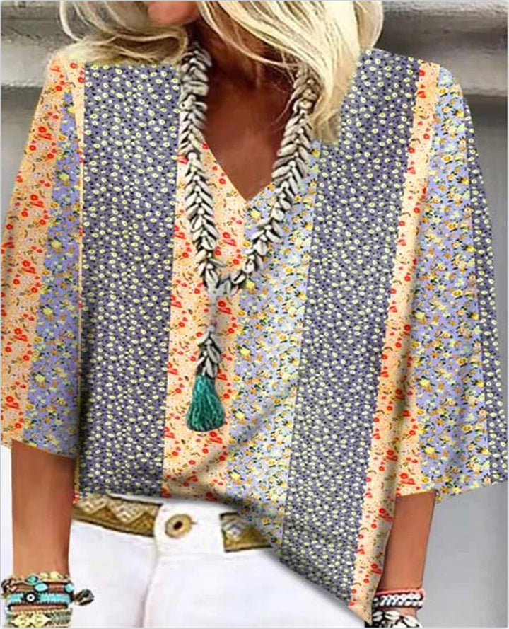 Anika | Blumige Brise Bluse