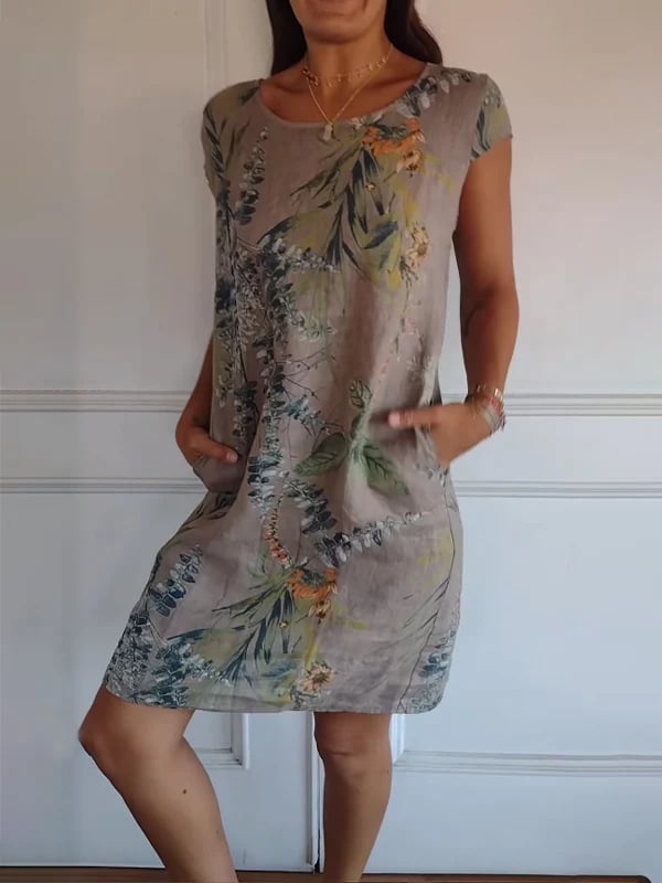 Sunniva | Leinwand-Charme-Kleid