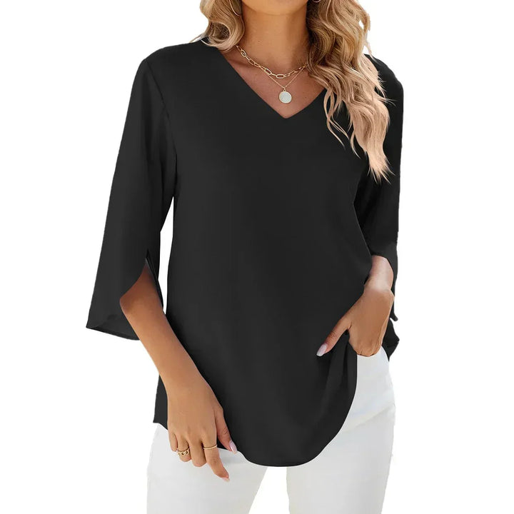 Zara | Zeitloses V-Ausschnitt-Top