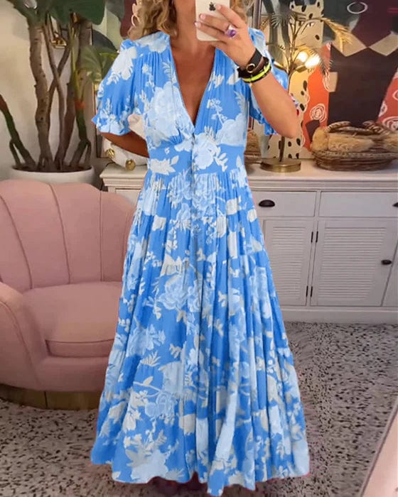 Izara | Sanftes Graziöses Maxikleid