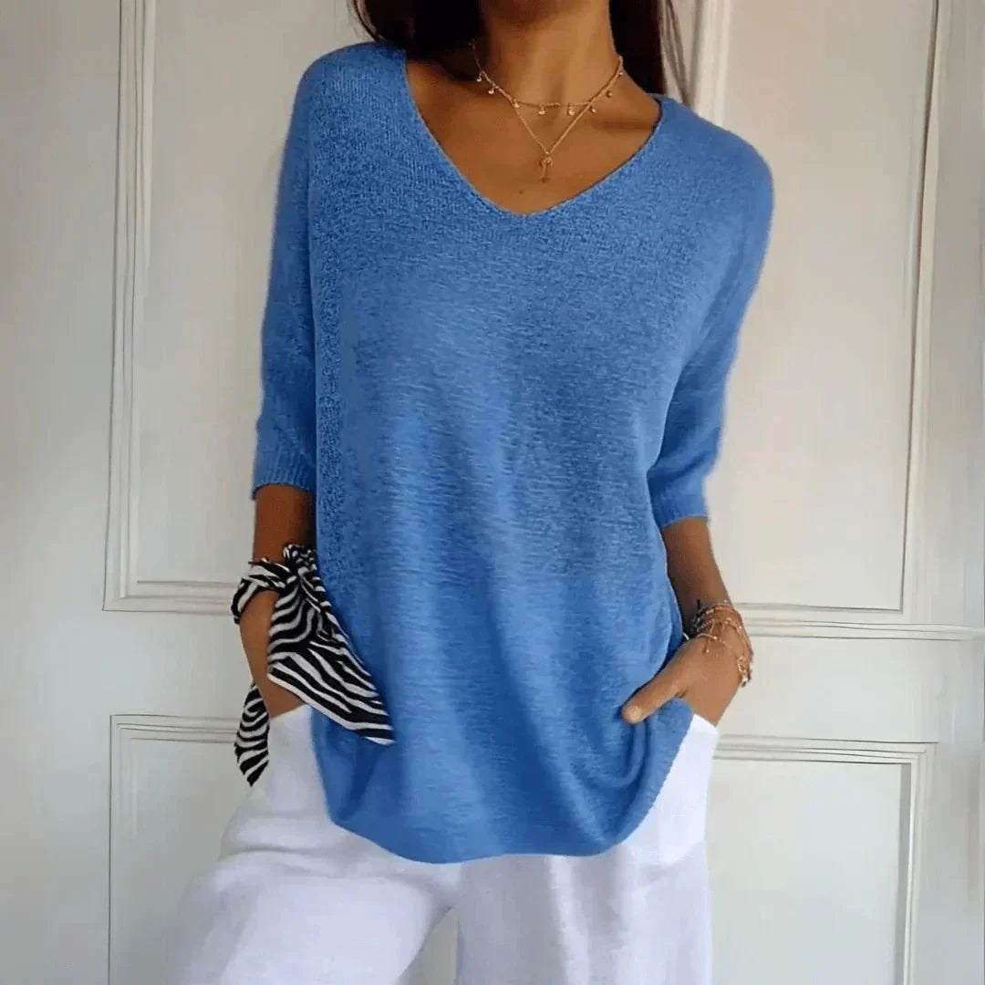Nova | Ruhige Luxus-Bluse
