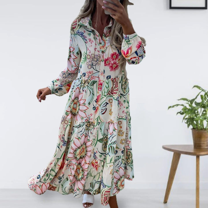 Camillan | Elegantes Blumen-Wickelkleid
