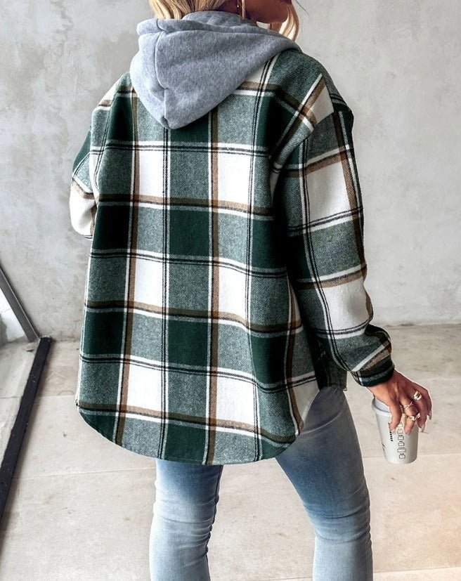 Lorenza | Karierte Kapuzenjacke