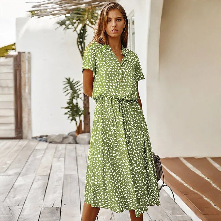 Ellano | Davis Elegantes Mehrfarbiges Sommerkleid